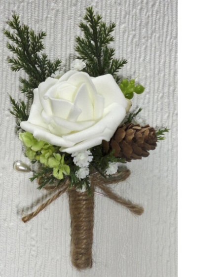 Rustic Vintage Style Buttonhole